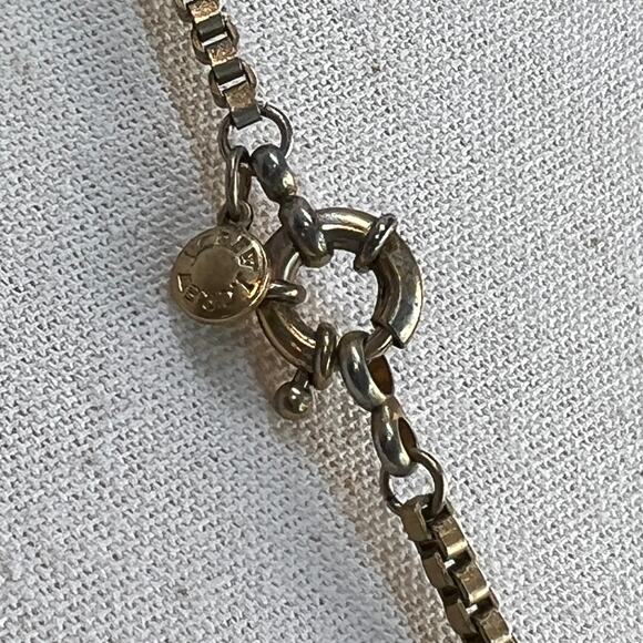 J. Crew Rectangular Blue Pendant Necklace - Picture 4 of 5